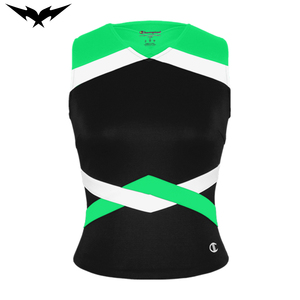 Uniforme de cheerleading personnalisé avec logo pour filles et femmes, en spandex/polyester, imprimé par transfert thermique, ensembles de costumes de danse - Product Image 4