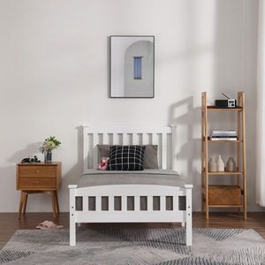 Letto singolo in legno bianco dal design verticale con codice di ricambio 47339832 - Product Image 5