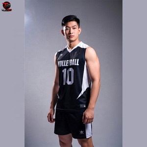 Uniforme de Voleibol TriPro Personalizado, Conjunto Deportivo sin Mangas con Cuello en V, Poliéster, Unisex, para Entrenamiento y Partidos - Product Image 2