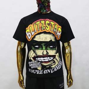 เสื้อยืดคอตตอน 100% คุณภาพสูงสำหรับผู้ชาย ปี 2026 ราคาขายส่ง สำหรับงานพิมพ์ลายแบบ Sublimation และงานพิมพ์แบบกำหนดเอง สีขาว ดำ น้ำเงิน เสื้อเปล่า - Product Image 1