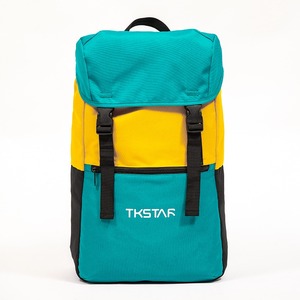 Yellow and blue color matching <b>backpack</b> <b>large</b> capacity sports <b>backpack</b> fashion <b>backpack</b> multifunctional <b>backpack</b> - Product Image 1