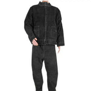 Traje de Seguridad de Cuero Resistente al Calor de Alta Resistencia para Soldadura Industrial, Chaqueta y Pantalones de Protección para Soldadura - Product Image 1