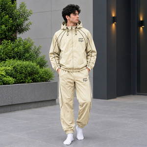 <b>Men</b> Utility Windbreaker Suit Functional Jacket and Matching <b>Pants</b> Custom Production for Outdoor Apparel Brands - Product Image 5