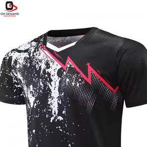 T-shirts en tricot sublimé de haute qualité, impression intégrale, 100% polyester, coupe ajustée, séchage rapide, respirant, confortable - Product Image 3