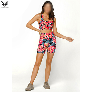With Own Design Printed Women Clothing Best Selling Customized Made Competitive Price Latest Style Workout Yoga Gym Set - Product Image 4