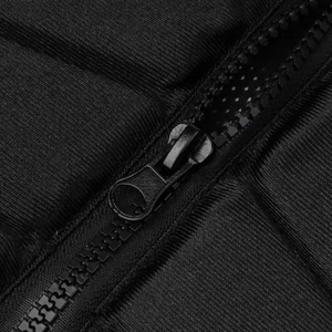 Men's Customized Color Canvas Casual <b>Quilted</b> Vest Zipper Closure Waterproof Quick Dry Breathable Sporty Outerwear Short Winter - Product Image 4