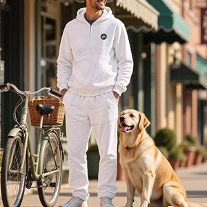 Chándal de invierno para hombre de primera calidad, personalizable, talla grande, 100% algodón, hecho en Pakistán - Product Image 6