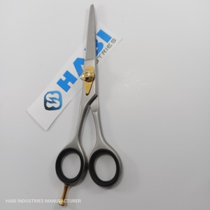 High Quality Sand Finish <b>Barber</b> Scissors Custom logo Engraving Pet Grooming Shears Wholesaler Sharp <b>Blade</b> Pet Shears Wholesaler - Product Image 3