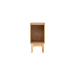 Sturdy coffee <b>side</b> <b>table</b> featuring open <b>storage</b> shelving and simple assembly for home interiors. - Product Image 2