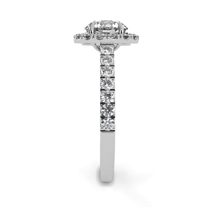 Luxury Vvs Lab Grown Diamond Engagement <b>Ring</b> IGI Certified Lab Created Diamond 925 <b>Silver</b> <b>Solitaire</b> <b>Ring</b> Custom Women Jewelry - Product Image 2