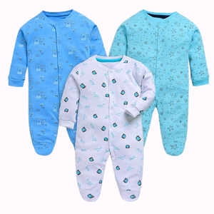 Proveedor de Bodys para Recién Nacidos Personalizados, Fabricante de Ropa de Bebé de Algodón de Marca Privada, Unisex de Invierno con Cierre de Botones a Presión - Product Image 5