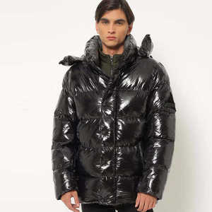 Veste d'hiver pour homme, veste matelassée imperméable et coupe-vent, avec capuche, pour l'extérieur - Product Image 5
