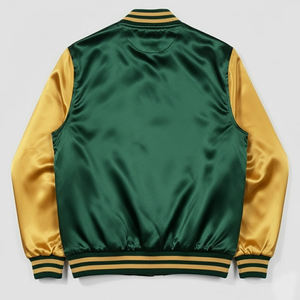Nouvelle Veste Universitaire Tendance 2026 pour Garçons – Blouson Teddy en Satin Personnalisable pour l'Hiver et Tenue Décontractée - Product Image 2