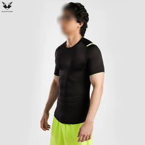 Camisetas de Compresión de Manga Corta Color Negro, Secado Rápido, Ropa Deportiva para Hombre, MMA, Fitness, Rash Guard, Nueva Llegada 2026 - Product Image 4