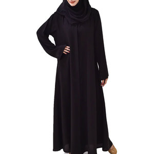 Abaya élégante pour femmes en stock, faible MOQ, tissu doux et léger pour un usage quotidien modeste. - Product Image 1