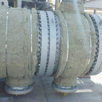 Couverture en laine de roche à mailles métalliques pour isolation amovible, conforme à la norme ASTM E84 Classe A