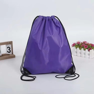 Sac de sport en nylon réutilisable et personnalisable avec cordon de serrage, imperméable, léger, écologique, pour les voyages, le yoga, la remise en forme, le quotidien - Product Image 3