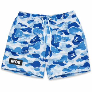 Pantalones Cortos Deportivos de Malla Azul Marino Personalizados para Hombre, Ligeros, con Cordón en la Cintura, Producción de Ropa Deportiva de Marca Privada MOE - Product Image 6