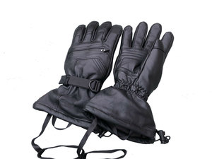 Gants de ski en cuir d'hiver coupe-vent imperméables pour snowboard, escalade sur glace, sports d'hiver, chauds et légers - Product Image 3