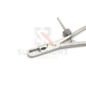 Pince de réduction osseuse en acier inoxydable 24 cm 4,5 mm à verrouillage par filetage, instrument chirurgical orthopédique manuel par Blush Surgical - Product Image 2