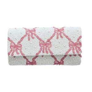 <b>Gifts</b> Crafts Custom Handmade Durable Embroidered Cotton Glass Beaded Square Shape <b>Bee</b> Clutch Bag Wholesale Flower Pattern - Product Image 4
