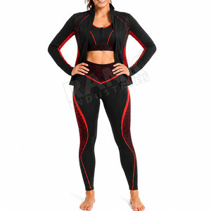 Conjuntos de Yoga Transpirables de 3 Piezas Más Vendidos, Cintura Elástica Ligera, Ajuste Cómodo, Ropa Deportiva, Conjuntos de Yoga Transpirables de 3 Piezas - Product Image 6