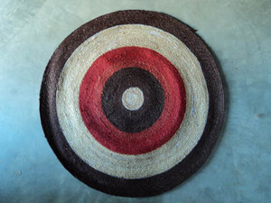 Tapis en jute bohème naturel avec bordure blanche tapis plat tissé pour salon chambre prix d'usine - Product Image 3