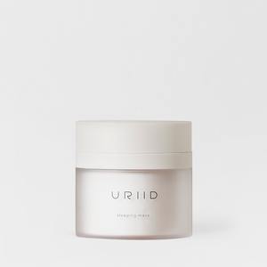 Masque de nuit Uride Neroli Garden, crème hydratante bio au collagène, couleur rose, pour le visage - Product Image 1