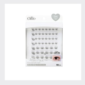 Extensions de cils abonnie Ollio sans colle, multi-pack, transparentes - Product Image 3