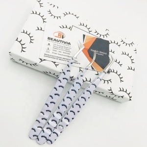 Pinzas Profesionales para Extensión de Pestañas de Acero Inoxidable con Recubrimiento de Papel para Impresión de Fibra Puntiaguda, Probadas a Mano, Sostenibles, Disponibles - Product Image 1