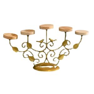 Soporte de metal para pasteles para servir resina y herramientas de metal Placa redonda Soporte moderno para pasteles y pasteles - Product Image 6