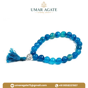 Natural Healing Yoga <b>Bracelets</b> Sodalite <b>Crystal</b> Chip Beaded <b>Bracelet</b> Blue Stone Tassel Stretch Wrist Jewelry Gift - Product Image 3