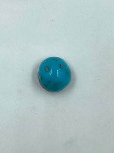 Round Turquoise Gemstones with Rich Blue Color 12MM 7.07Cts From India Exporter for Jewelry Making - Product Image 4