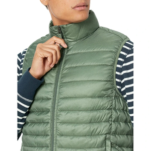 Low MOQ Unisex Casual Puffer <b>Vest</b> Waterproof Windproof Breathable Reversible Slim Fit Customizable Outerwear Puffer <b>Vests</b> - Product Image 4