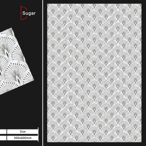 Azulejos cerámicos de superficie de azúcar avanzada de 300x600 mm diseñados para conceptos de diseño moderno que requieren una expresión mate suave y confiable. - Product Image 1