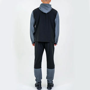 Conjunto de Chaqueta y Pantalones Deportivos Unisex, Cortavientos, Personalizable, Color Sólido, Impermeable, para Correr y Senderismo al Aire Libre - Product Image 4