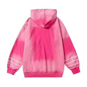 Wholesale Streetwear Pullover No <b>String</b> <b>Hoodie</b> Sun Faded Heavyweight Fleece 100% Cotton Vintage Acid Washed By Zohan Creations - Product Image 4