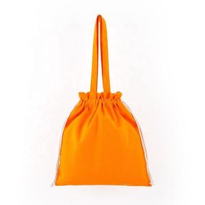 Custom Cotton <b>Canvas</b> <b>Drawstring</b> <b>Bag</b> Printed Promotional <b>Drawstring</b> Gift <b>Bag</b> with Handle customized logo and desighn - Product Image 2