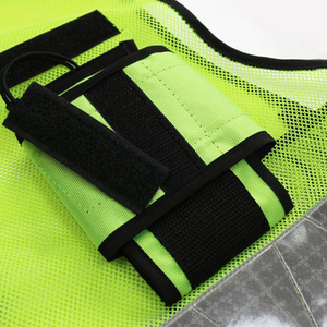Gilet de sécurité haute visibilité en maille réfléchissante, respirant, en polyester, classe 3, à manches courtes, multi-poches, livraison gratuite depuis les États-Unis - Product Image 5