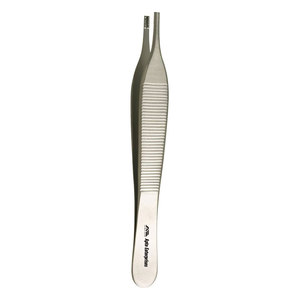 Pinzas Adson Brown de Acero Inoxidable de Alta Precisión para Manipulación de Tejidos Delicados, 4.75 Pulgadas con 7x7 Dientes - Product Image 4