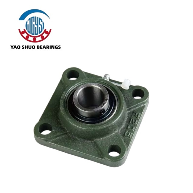 UCF209 Bolt Square Flanged Pillow Block Bearing Unit 20mm Bore Cast Iron Housing UCF209 Bolt Square Flange Bearing Unit