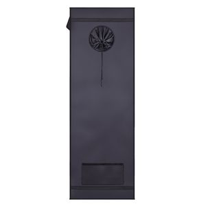 Serre de culture hydroponique démontable LY Home Use 120*60*180 en PVC avec fenêtre et couverture noire pour l'irrigation des fermes aquaponiques - Product Image 6