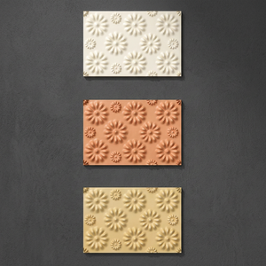 Azulejos de Pared de Cerámica de Arcilla Corten con Diseño Floral 3D de 300x450mm, Decorativos para el Hogar, Resistentes al Desgaste, para Baño y Pasillo, Estilo Mid-Century - Product Image 6