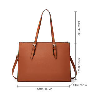 Bolsos Portaordenadores para Mujer, de Cuero PU, con Correa Cruzada, Múltiples Compartimentos, Gran Capacidad, Personalizables al por Mayor - Product Image 6