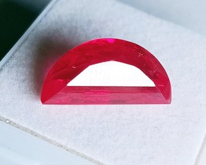 จี้รูปไข่ประดับทับทิมสีแดงธรรมชาติ Zubeda Gems Classic รับรองโดย IGI เงินแท้ 925 ทำมือ ของขวัญเครื่องประดับอัญมณี - Product Image 3