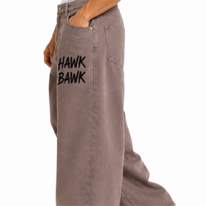 Jeans Casuales de Pierna Ancha para Hombre, Estilo Hip Hop, Lavados, Holgados, Relajados, Moda Primavera - Product Image 3