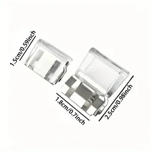 Clip antiscivolo per bordi di pantaloni, clip da cucito invisibili senza cuciture per fai da te, abbigliamento, artigianato, taglia regolare - Product Image 1