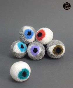 Bolas de pompón coloridas de alta calidad y ecológicas para decorar vestidos y otros productos artesanales. Compre directamente del proveedor. - Product Image 6