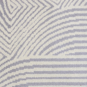 Tapis décoratif DECORDEC en laine tuftée à la main, antidérapant, écologique, avec motifs floraux et bordure décorative, pour hôtel et salon - Product Image 3