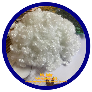 Matériau de rembourrage en fibres de polyester creuses 100% vierges, qualité brute, blanc, en vrac - Product Image 6